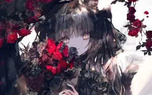 Attractive Gothic Anime Girl