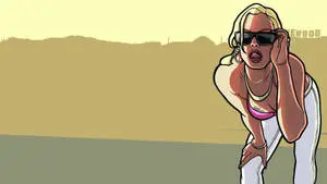 GTA SA 4K Blonde Girl