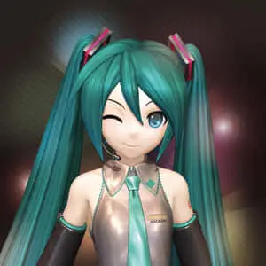 Hatsune Miku WInking Picture