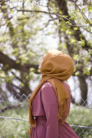 Hijab Girl Gazing Up