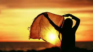 Hijab Girl Silhouette