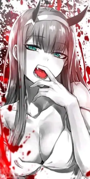 Hot Anime Zero Two Darling Franxx