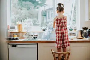 Independent Child Stepping Forward