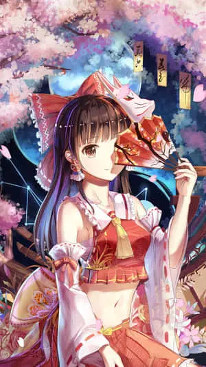 Iphone 12 Anime Reimu Hakurei