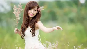 Japan Girl Fairy White Dress