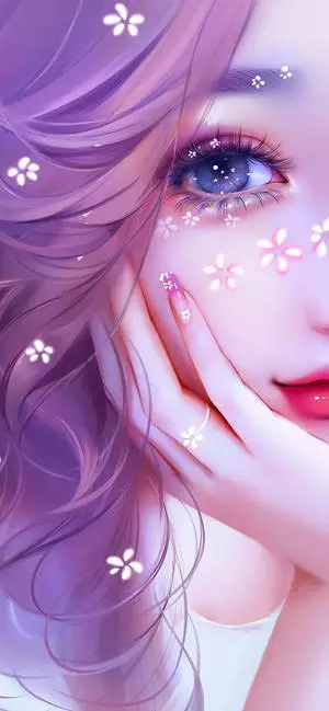 Kawaii Cute Girly With Flower Accessories