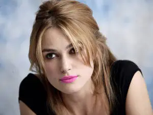 Keira Knightley Actress Pink Lips