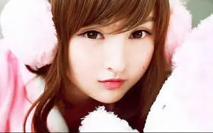 Korean Girl Wearing Pink Ear Piece