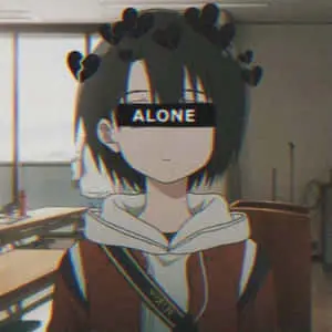 Lonely Anime Girl PFP For Instagram