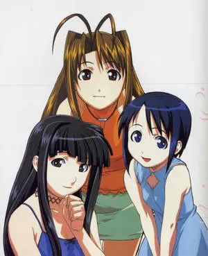 Love Hina Naru Motoko Shinobu