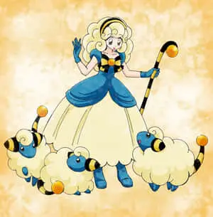 Mareep Cute Anime Girl Version