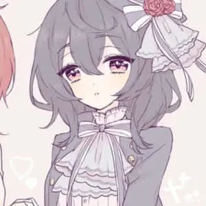 Grey Girl Matching Anime Profile Picture