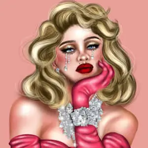 Material Girl 1080 x 1080 wallpaper