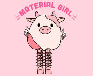 Material Girl 3000 x 2458 wallpaper