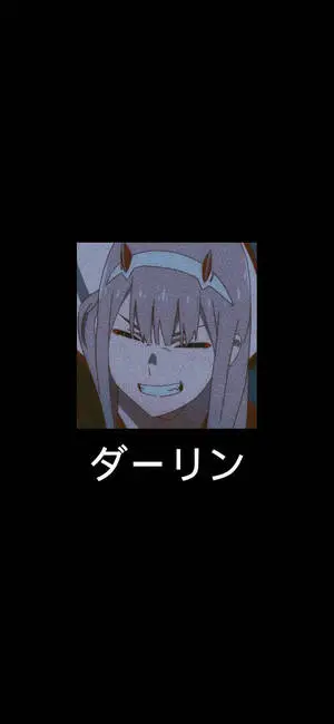 Minimalist Anime Phone Zero Two