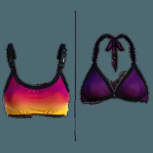 Ombre Bikini Top PNG 06132024