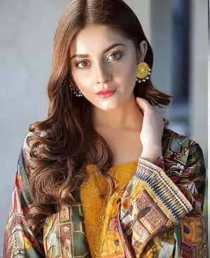 Beautiful Pakistani girl posing in a traditional outfit