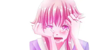 Pink-Haired Depressed Anime Girl
