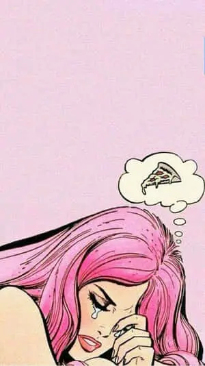 Pink Haired Girl Pop Art Phone