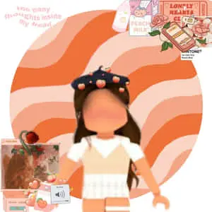 Peach Aesthetic Roblox Preppy Profile Picture
