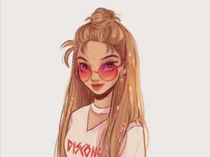 Cool Pretty Girl Digital Picture
