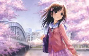 Pretty Girl Student Desktop Picture