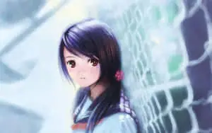 Anime Pretty Girl Alone Picture
