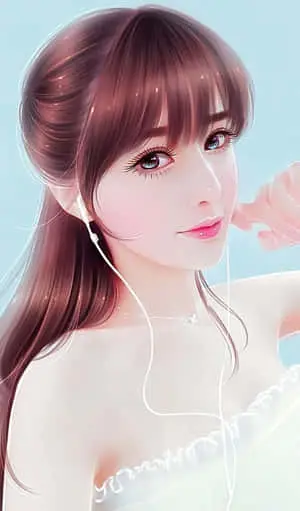 Pretty Girl Digital Art Picture