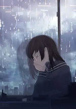 Rainy Window Depressed PFP