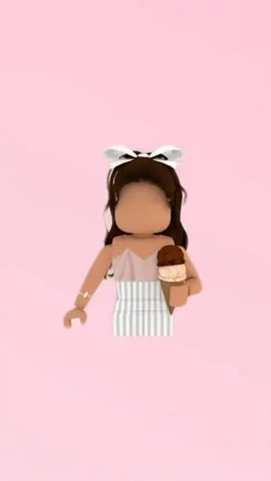 Roblox Aesthetic Girl With Ice Cream