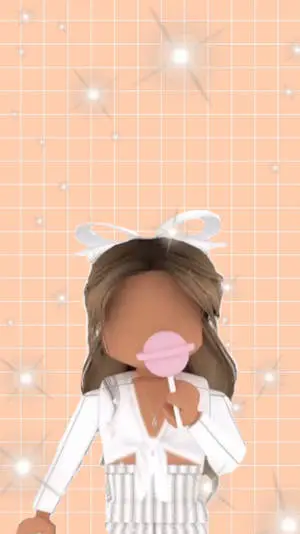 Roblox Aesthetic Girl With Lollipop