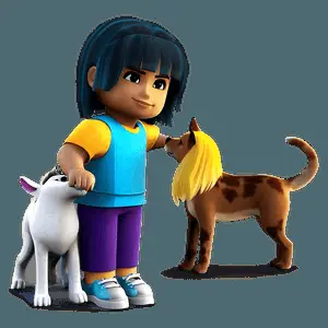 Roblox Girl with Pets Collection PNG 86