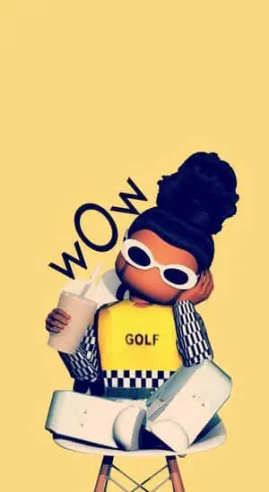 Cool Girl Roblox Yellow Iphone