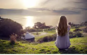 Sad Girl On The Hill