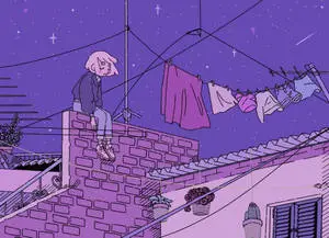 Sad Girl Retro Anime Aesthetic