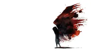 Sad Girl With Splattered Wing Picture