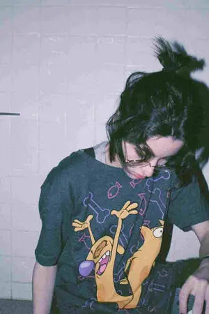 Shirt And Bun Girl Aesthetic