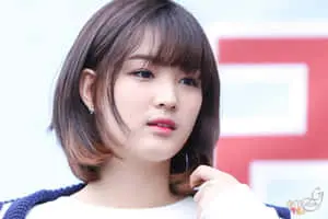Portrait of a Cute Short-haired Korean Girl