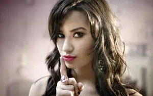 Graceful Cute Woman Making a Silent Gesture