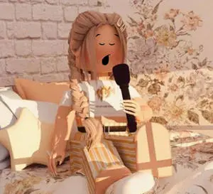 Singing Cute Roblox Girl