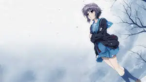 A solemn girl, filled with a sense of loneliness 