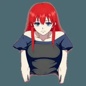 Sorrowful Anime Character PNG 05212024