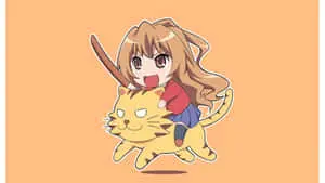 Animated Cat And Taiga Aisaka