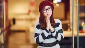 Teen Girl Model Beanie