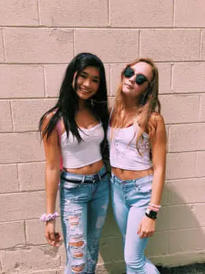 Asian & White Teenage Girls Pictures
