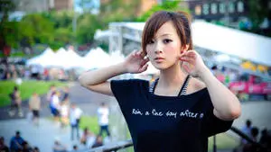 Tokyo Japan Girl In Black