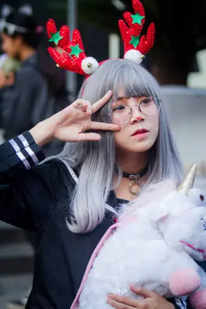 Eccentric Tokyo Style: Girl with Red Antlers