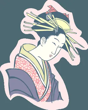 Traditional Japanese Geisha Art