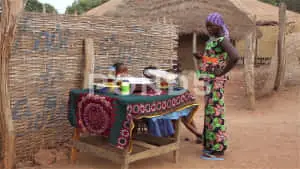 The Rustic Charm of a Village Girl