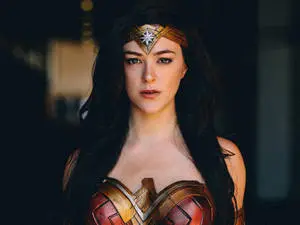 Woman Beautiful Wonder Woman Cosplay
